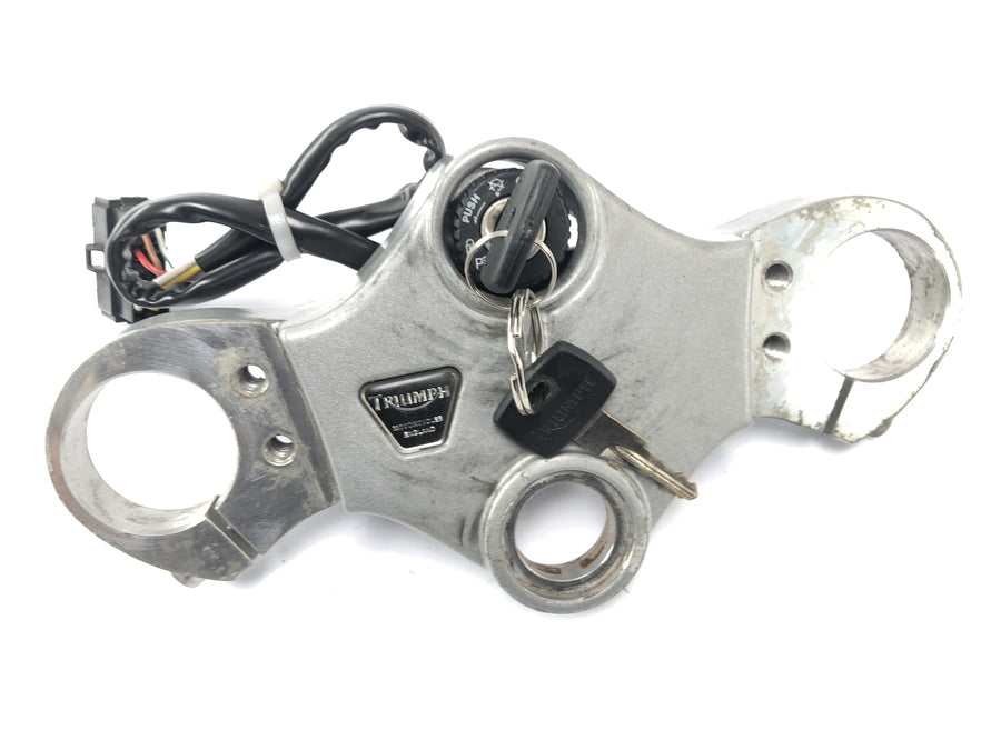 Triumph Sprint ST 1050 [2005] - lock set with fork bridge at the top tank lock