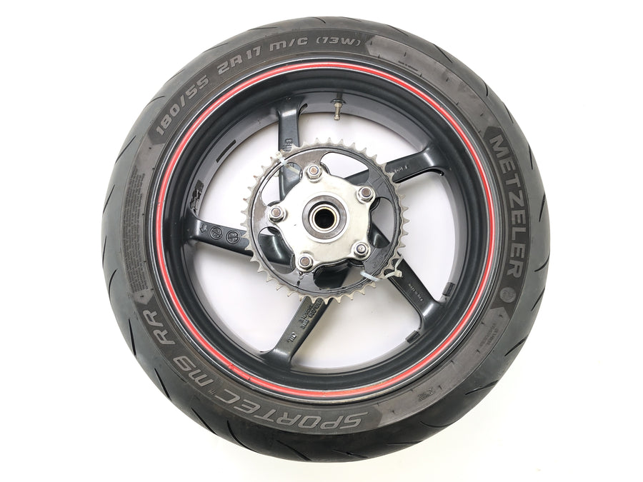 Aprilia SL 1000 Falco PA [2000] - Achterwiel Rad Rim 6.00 x 17 inch banden 180/55 ZR17 Metzeler