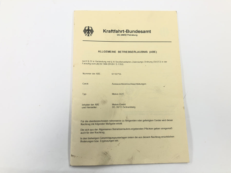 Honda CBR 1000 RR SC57 [2006] - remleiding staalomvlochten remslangset voorzijde met ABE