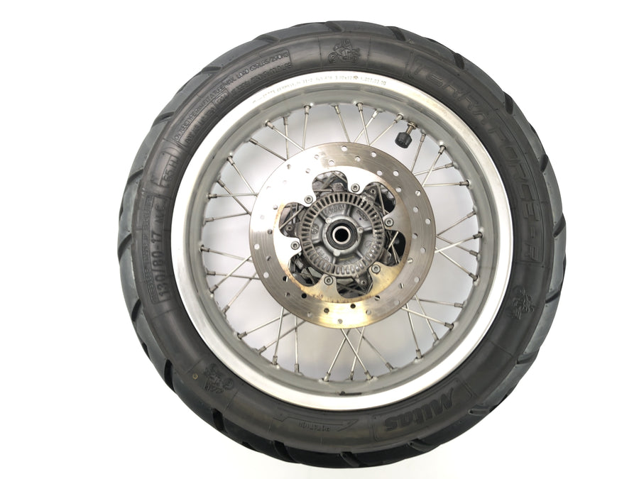 BMW F 650 GS R13 [2002] - rear wheel wheel rim with chain wheel and brake disc 3.0x17 "