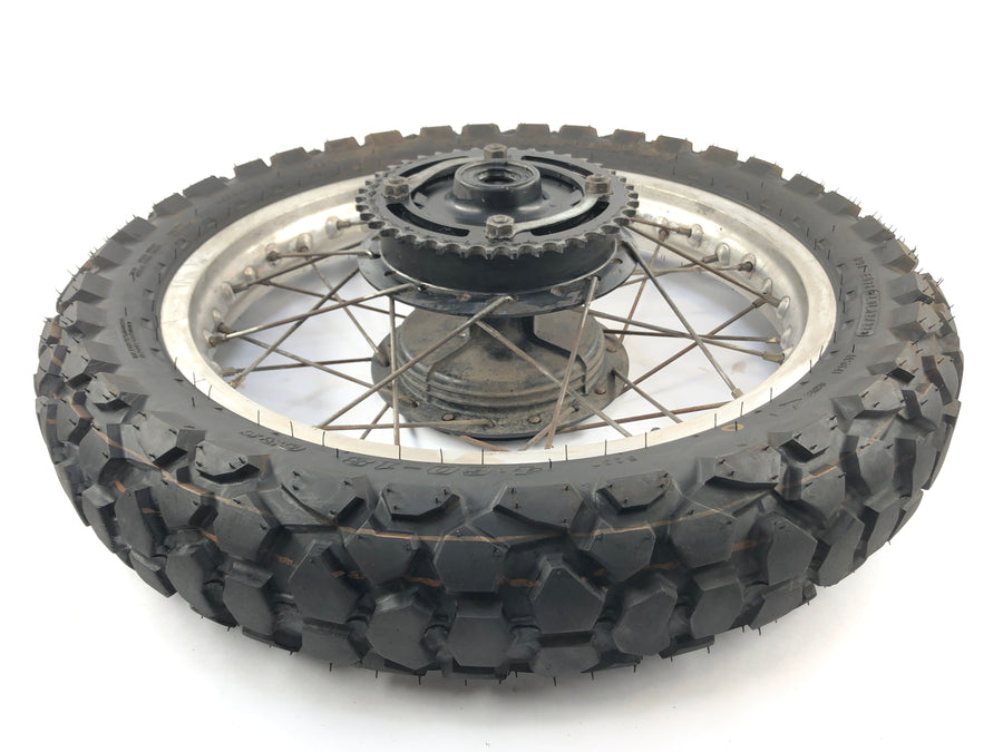 Yamaha XT 550 5Y3 [1982] - Hinterrad Rad Felge hinten mit Kettenrad