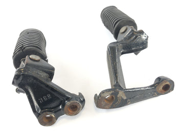 Honda XL 600 LM PD04 [1989] - Fahrerfußrasten mit Halter links und rechts Fußrasten - 0