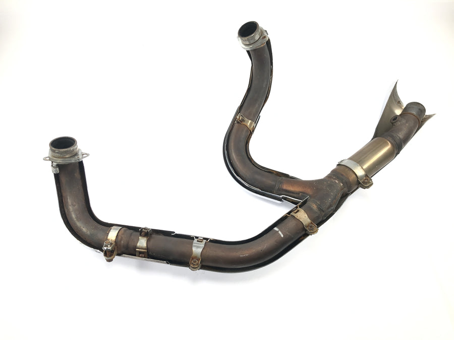 Honda VTX 1800 SC46 [2004] - Exhaust manifold exhaust system manifold pipes with chrome covers