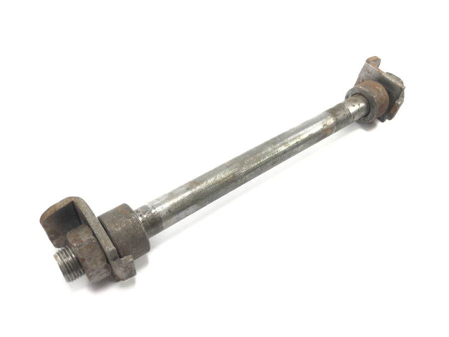 Sachs ZX 125 [1998] - achterwielas wielas compleet 15 mm