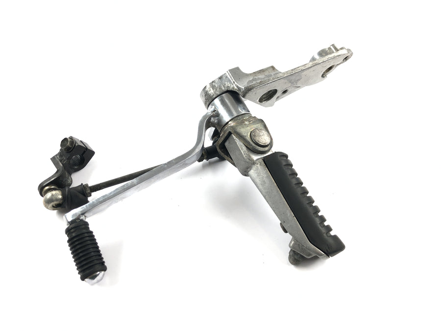 Kawasaki ZRX 1200 S ZRT20A [2001] - Front left footrest system with shift lever and shift linkage driver footrest