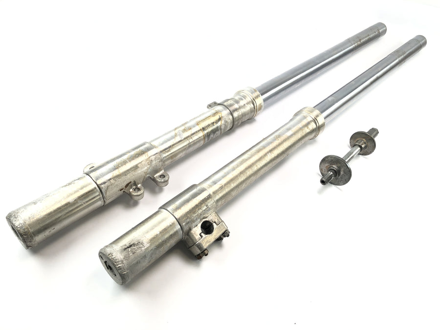 Kawasaki KX 250 [1982] - fork telegabel with axis front fork telescopic fork