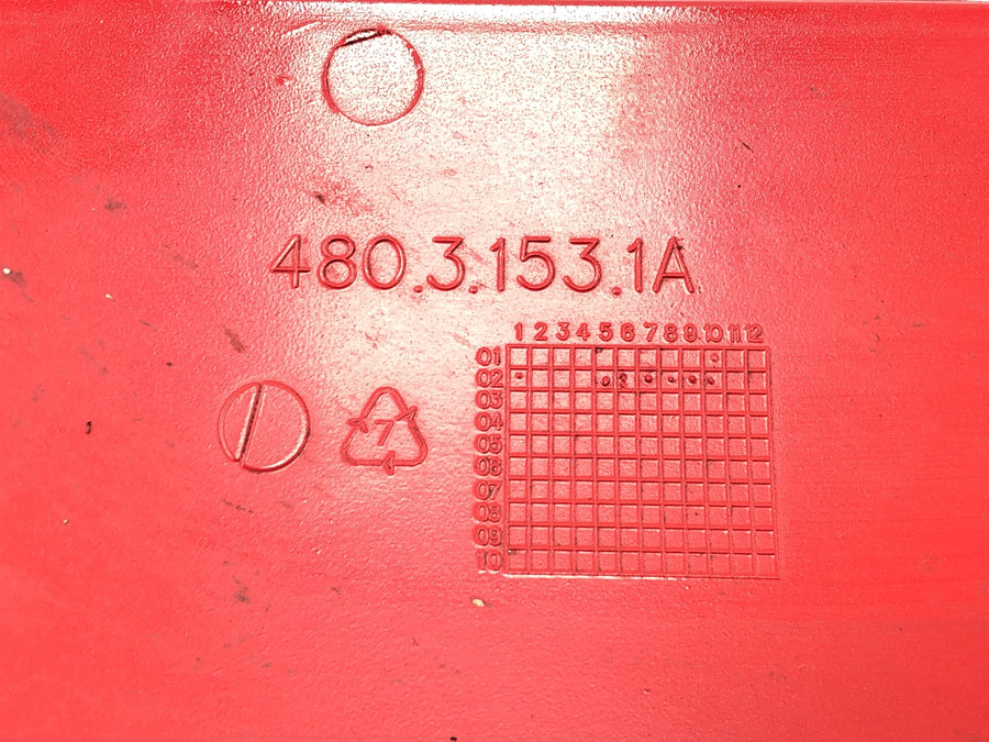 Ducati 999 H4 [2003] - Bekleding van de voorkant van de rechterwindafdeflector zijdeelbekleding