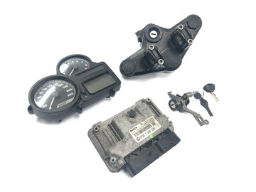 BMW R 1200 GS R12 K25 [2004] - Slotenset besturingseenheid cockpit contactslot bovenvorkbrug stuurslot sleutelset