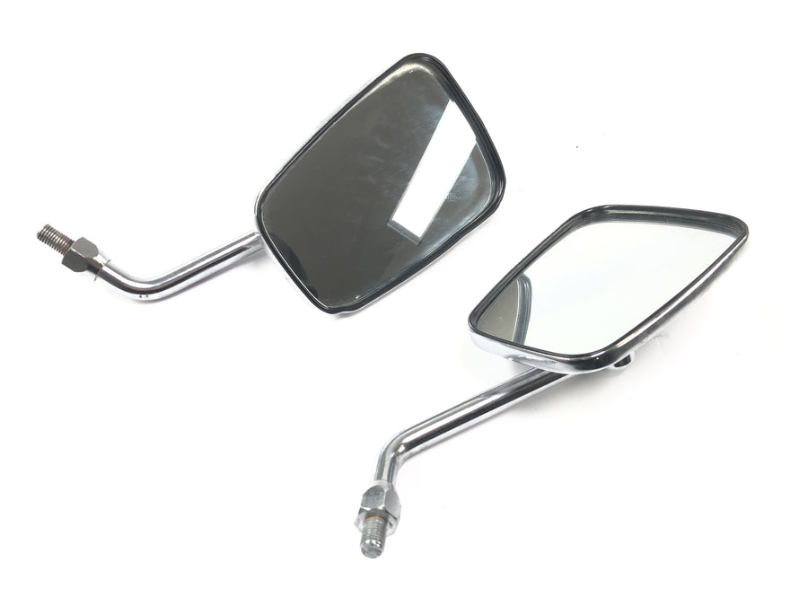 Kawasaki VN 1500 Classic VNT50D [2001] - Mirror zijspiegel achterspiegel chroom rechthoekig set paar