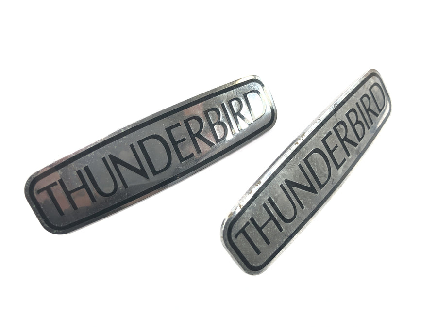 Triumph Thunderbird 900 T309RT [1995] - Emblem Zierblende Logo Seitendeckel Paar