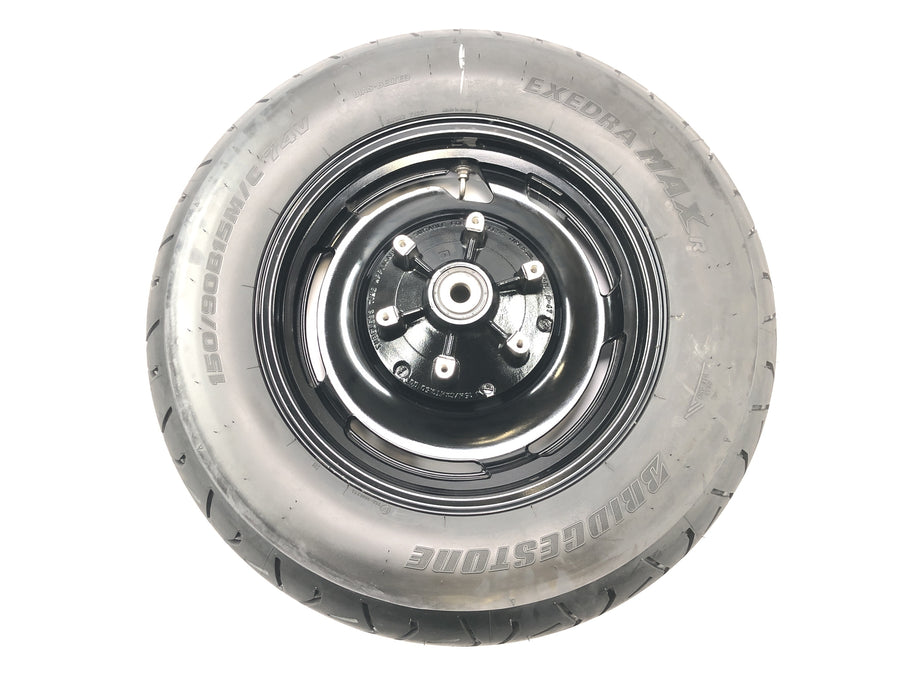 Yamaha V Max 1200 2LT [1998] - rear wheel rim complete rear tire 3.50x15"
