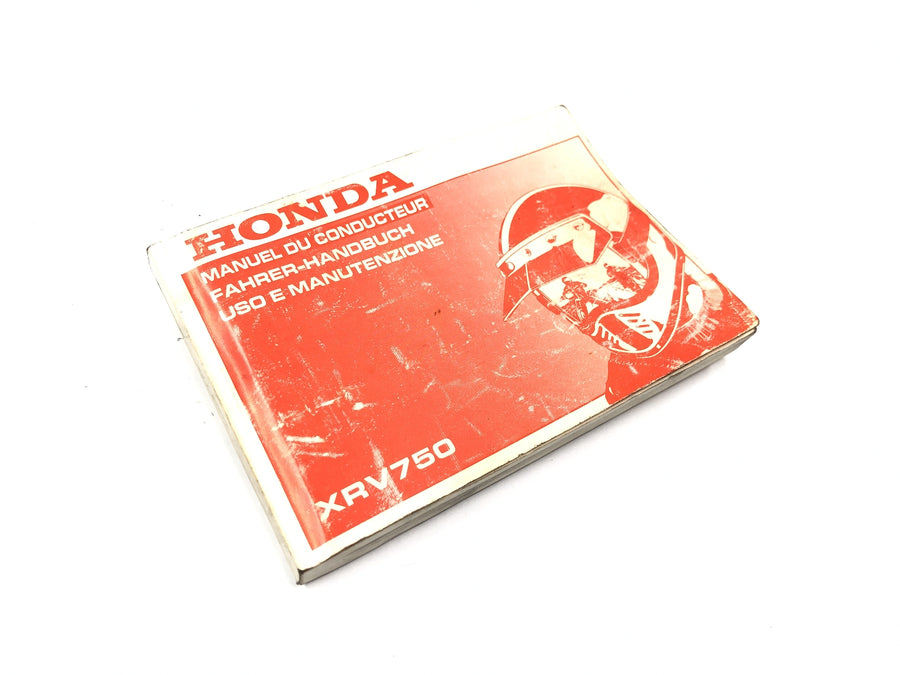 Honda XRV 750 Africa Twin RD04 [1990] - Bestuurdershandleiding Gebruikershandleiding