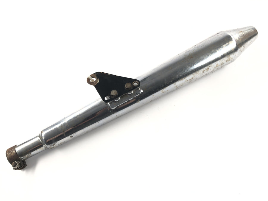 Triumph Bonneville T140V [1976] - silencer on the right exhaust