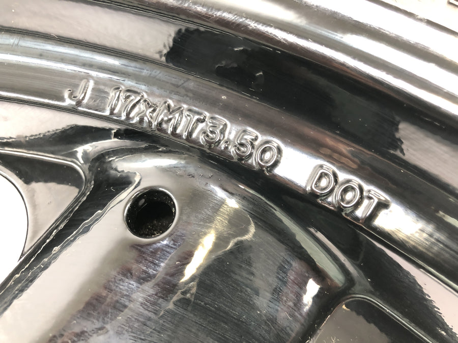Yamaha YZF 750 R 4HN [1995] - Front wheel rim wheel 17xMT3.50 with tire 120/70 ZR17