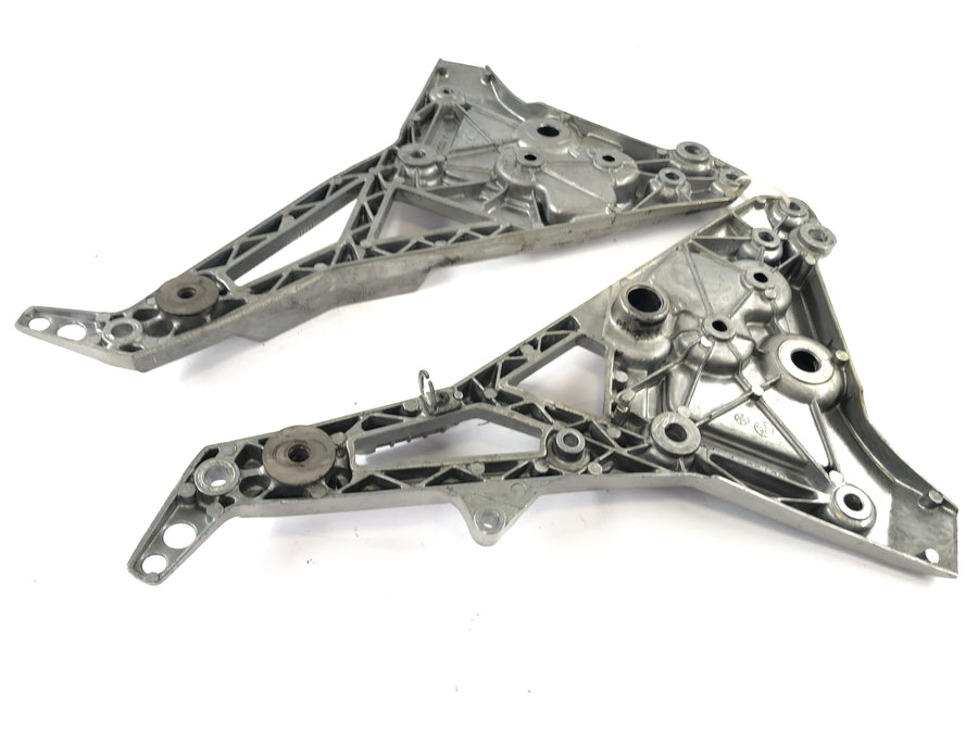 YAMAHA FJ 1100 47E [1985] - Rast Holder beschermende plaat linksonder aluminium