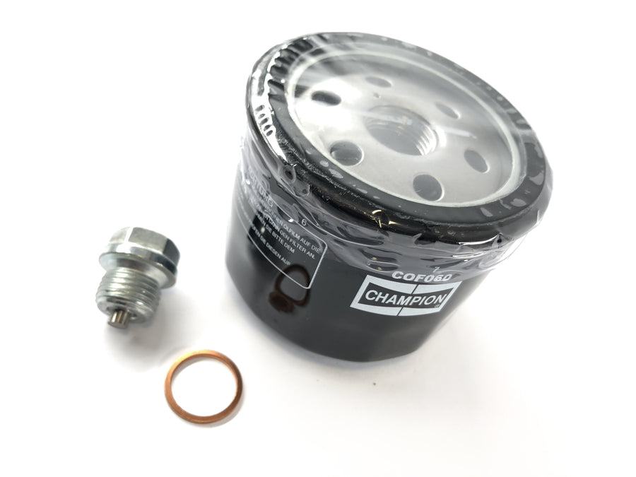 BMW K 1300 S K12S [2010] - Oil filter Magnet oil trap screw copper dich ring