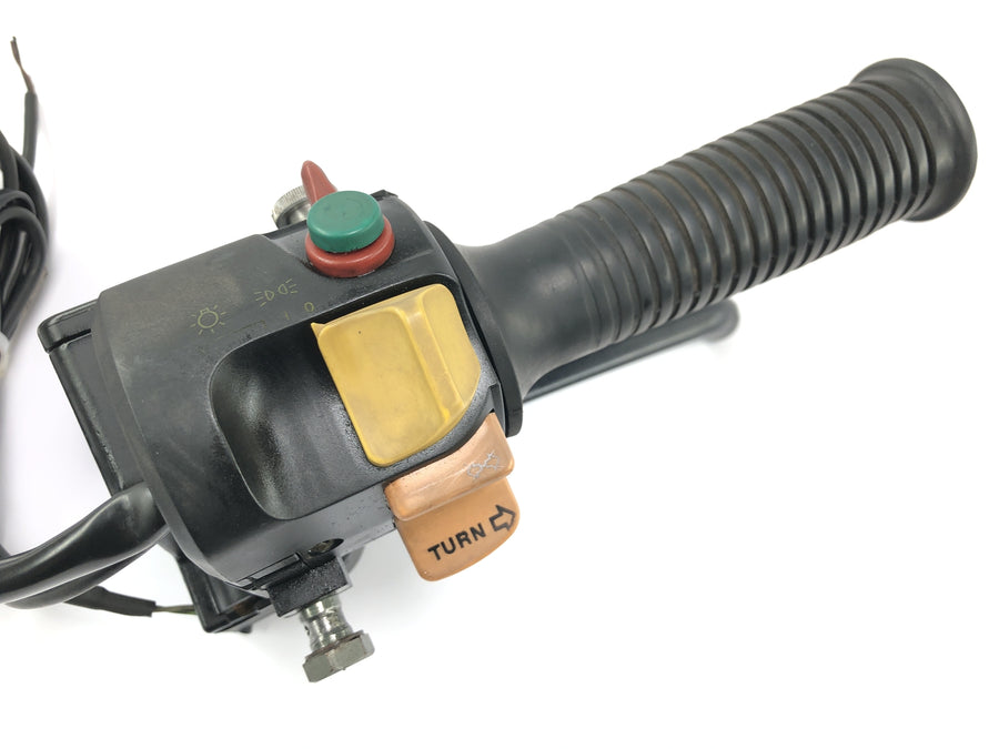 BMW K 1100 LT [1993] - Handlebar fitting, right, throttle grip, switch unit, brake lever, heated grips