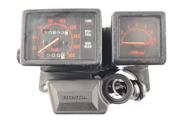 Honda XL 600 lm PD04 [1989] - Cockpit snelheidsmeter en roterende meter met beugel - 0