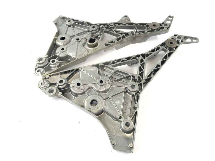 YAMAHA FJ 1100 47E [1985] - Rast Holder beschermende plaat linksonder aluminium