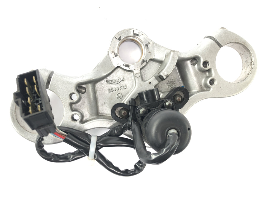 Triumph Sprint ST 1050 [2005] - lock set with fork bridge at the top tank lock