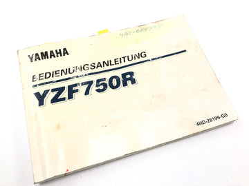 Yamaha YZF 750 R 4HN [1995] - Gebruiksaanwijzing handleiding gebruiksaanwijzing