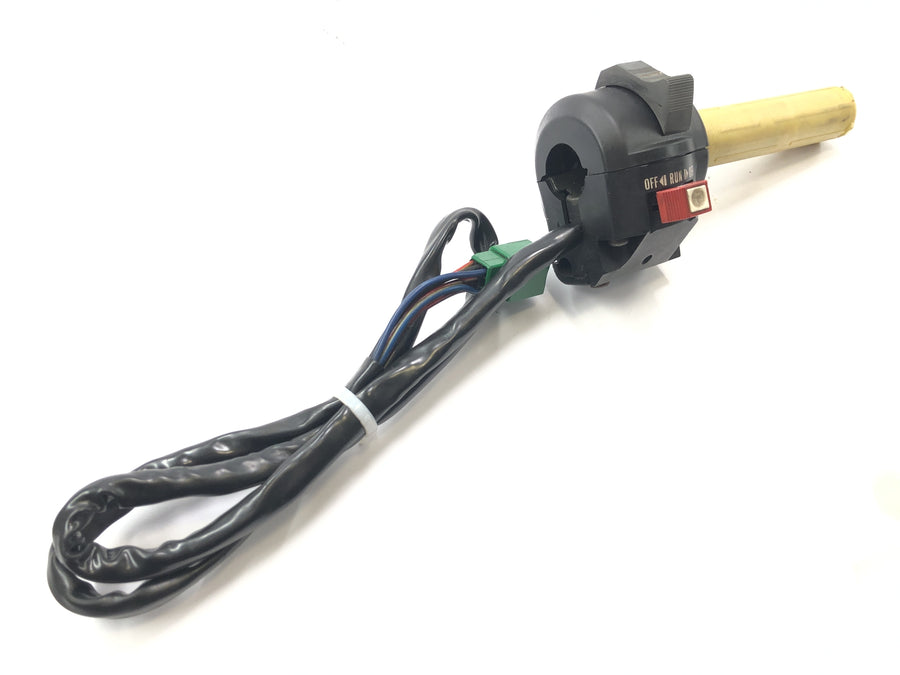Kawasaki Z 1100 KZZ10A [1984] - handlebar switch on the right gas handle on the right