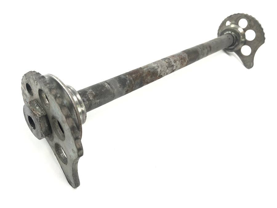 Yamaha XT 600 43F [1985] - rear wheel axle axis of the liner axle