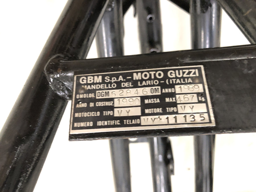 Moto Guzzi California III VY Integrale [1990] - Frame met papieren