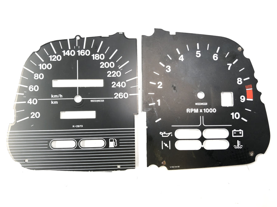 BMW K 1100 RS [1991] - speedometer slices of rotary knife discs are bundle