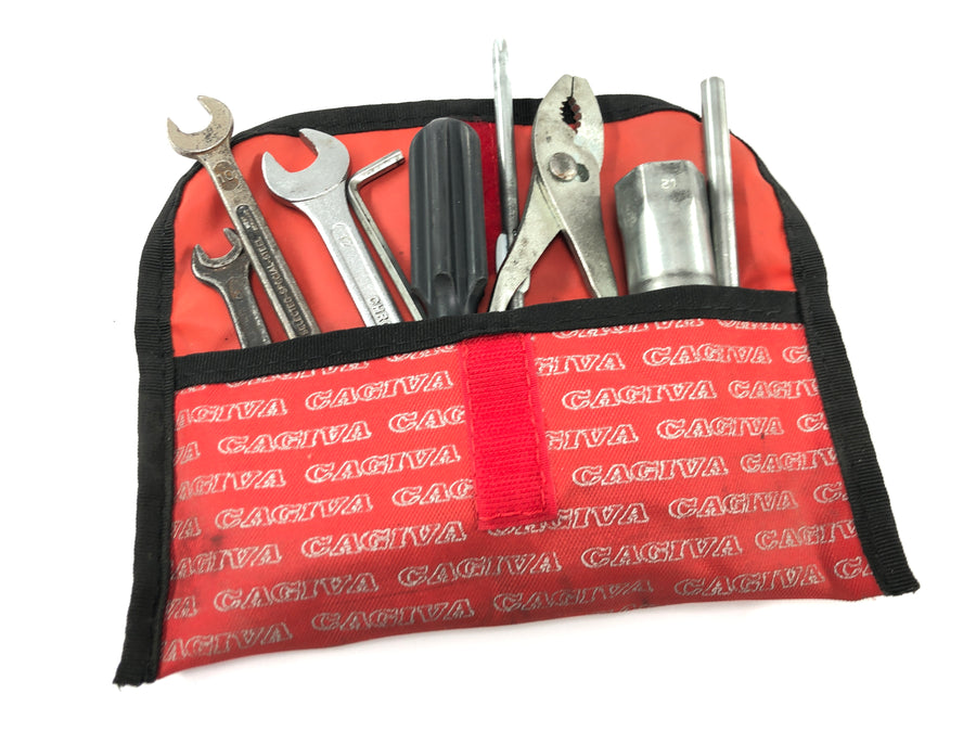 Cagiva Planet 125 [1998] - On-board tools tool bag tool set tool roll