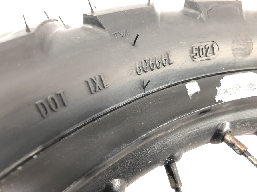Beta RR 125 [2018] - Rear wheel rim with brake disc and chain wheel 18 inches