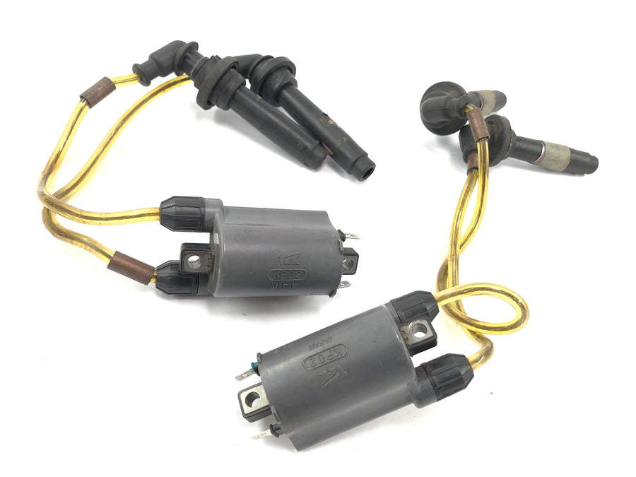 Kawasaki GPZ 1100 ZXT10E [1997] - Zündspule Zündmodul Zündkerzenstecker Satz