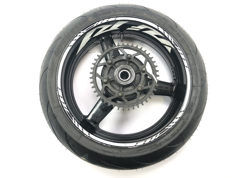 Yamaha YZF R1 RN04 [2001] - rear wheel rim wheel rim complete with chain wheel 17 inch 17x6.00"