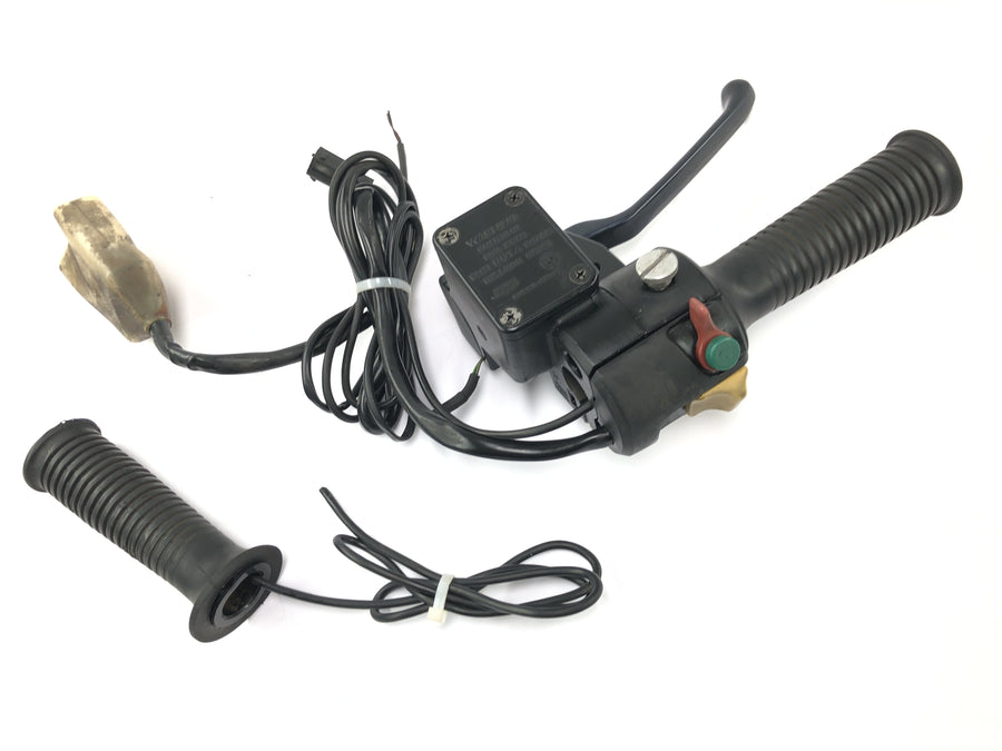 BMW K 1100 LT [1993] - Handlebar fitting, right, throttle grip, switch unit, brake lever, heated grips