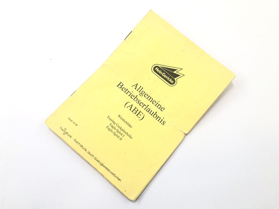 Kawasaki Z 1100 KZT10A [1984] - Verkleidungsscheibe Windschild mit ABE leicht gerissen