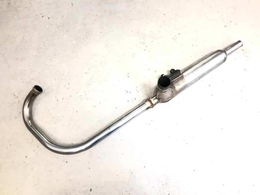 Kawasaki W 650 EJ650A [1999] - Auspuffanlage rechts Auspuffkrümmer Endtopf Schalldämpfer