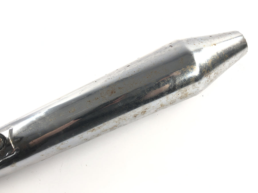 Triumph Bonneville T140V [1976] - silencer on the right exhaust