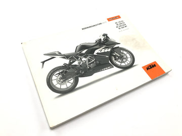 KTM RC 125 [2016] - Bedienungsanleitung Handbuch Nutzerhandbuch Fahrerhandbuch