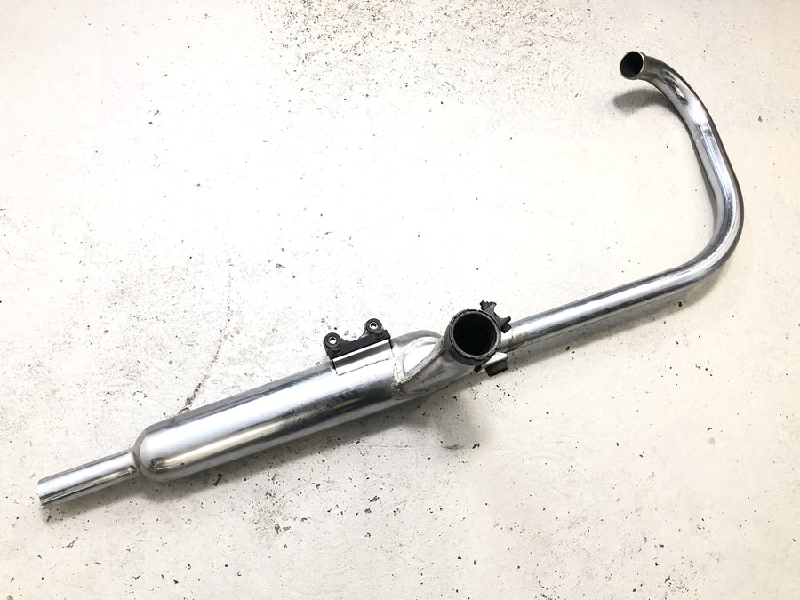 Kawasaki W 650 EJ650A [1999] - Auspuffanlage links Auspuffkrümmer Endtopf Schalldämpfer