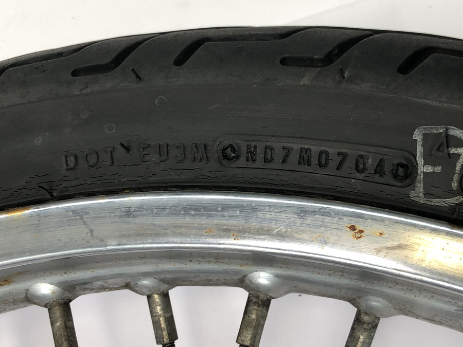 Kawasaki VN 800 VN800A [1996] - front wheel spoke wheel rim tire hub complete 21 x 18.5"