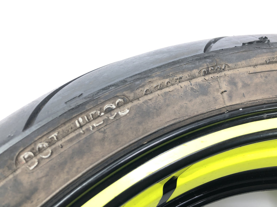Husqvarna TE 610 H6 8AE [Suzuki RGV 250] - Wheel rim tire set front wheel 3.50 x 17 rear wheel 4.50 x 17 set with mock copy