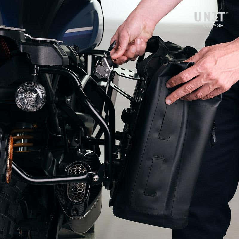 BMW F 900 GS Adventure [2024-] - Zwei Khali-Seitentaschen aus TPU 35L - 45L + Paar Aluminiumplatten