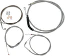 Harley Davidson Fxst [LA CHOPPERS] – Standard Edelstahl-ummanteltes Lenkerzug-/Bremsleitungskit