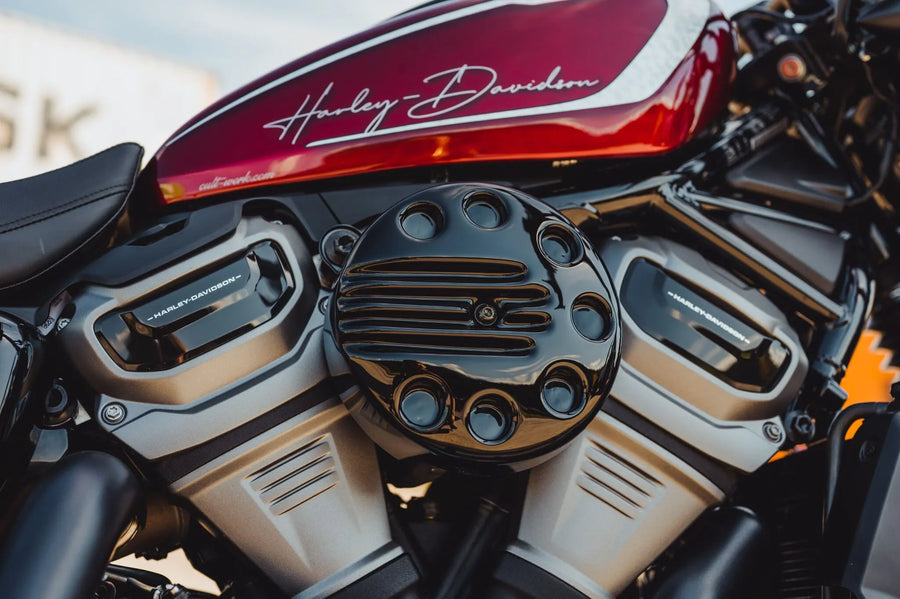 harley davidson nightster [CULT WERK] – air filter cover “Slotted”