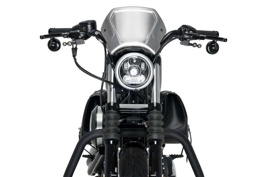 HARLEY DAVIDSON SPORTSTER 883 IRON XL 883 N [2012] – ALU frontplaat – zilver