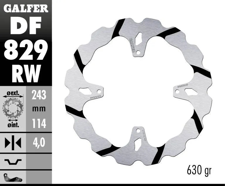 Tm Racing SMX 530 F Competition [2011-2012, 2014] - BREMSSCHEIBE FIXED WAVE GROOVED OVERSIZE – Bild 2