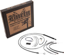 harley davidson softail street bob fxbb [BURLY BRAND] - Complete zwart vinyl stuurkabel/lijnset voor Ape Hangers-2