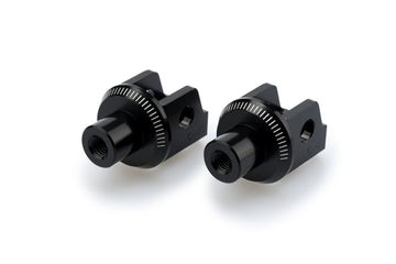 SUZUKI DL 800 V-STROM [2025] – Adapter Fußrasten- Gummipad "Rider" – Schwarz