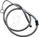 harley-davidson street bob [DRAG SPECIALTIES] – Extended stainless steel brake line-3