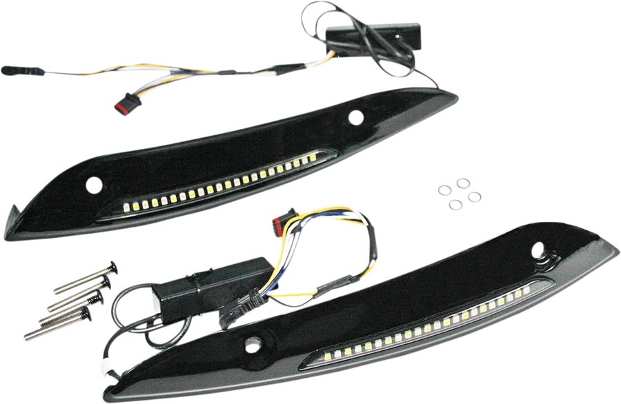 harley-davidson road glide [CUSTOM DYNAMICS] – Genesis® 4 Dynamische LED Road Glide® Windschutzscheibenleiste